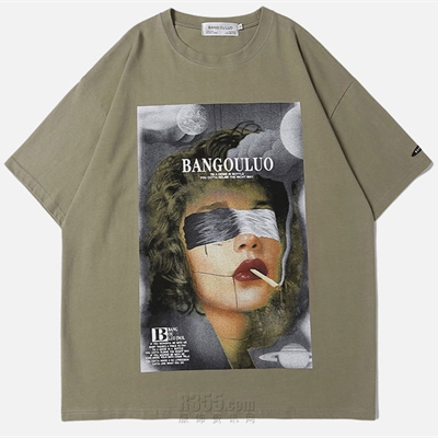 市场上装-T恤-微潮T恤