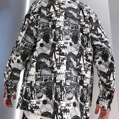 市场上装-衬衫-微潮衬衫