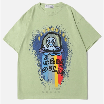 市场上装-T恤-微潮T恤