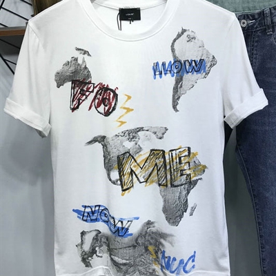 市场上装-T恤-微潮T恤【实拍】