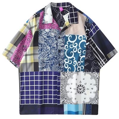 市场上装-衬衫-微潮衬衫