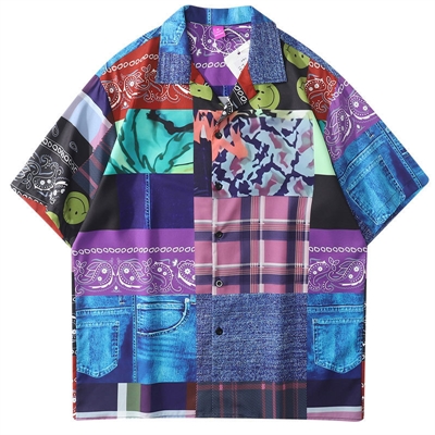 市场上装-衬衫-微潮衬衫