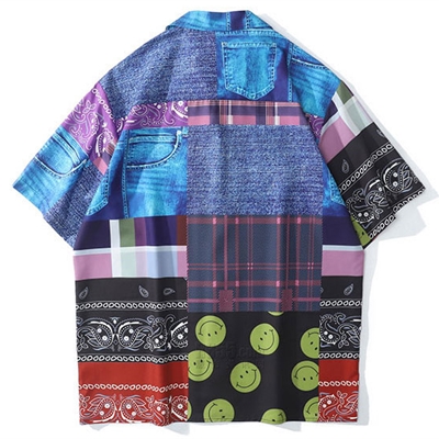 市场上装-衬衫-微潮衬衫