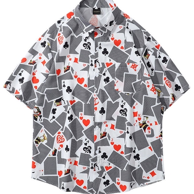 市场上装-衬衫-微潮衬衫