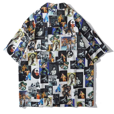 市场上装-衬衫-微潮衬衫