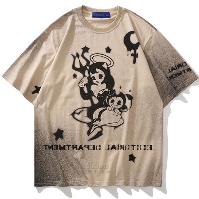 市场上装-T恤-微潮T恤