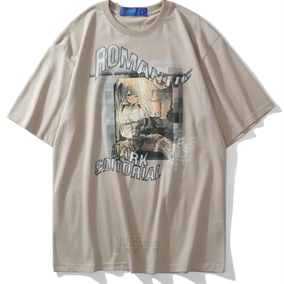 市场上装-T恤-微潮T恤