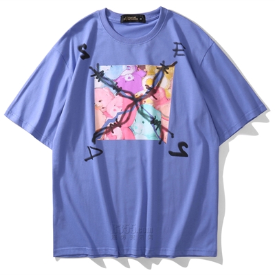 市场上装-T恤-微潮T恤