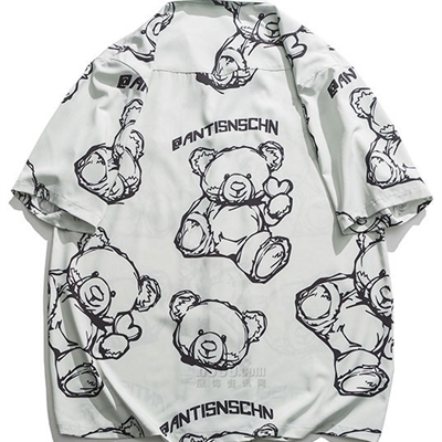 市场上装-衬衫-微潮衬衫