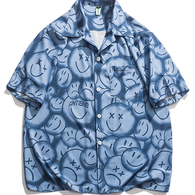 市场上装-衬衫-微潮衬衫