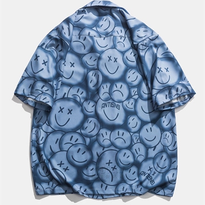 市场上装-衬衫-微潮衬衫