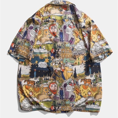 市场上装-衬衫-微潮衬衫