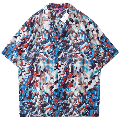 市场上装-衬衫-微潮衬衫