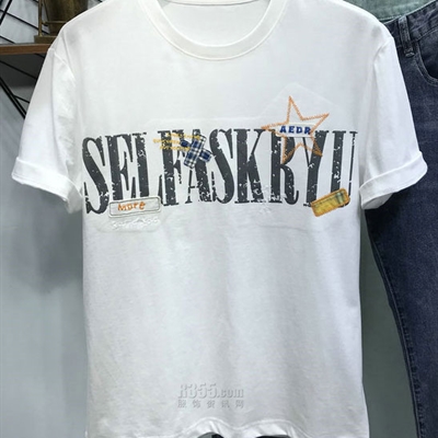 市场上装-T恤-休闲T恤【实拍】