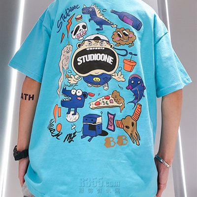 市场上装-T恤-微潮T恤