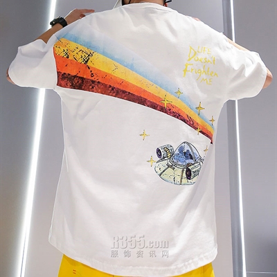 市场上装-T恤-微潮T恤