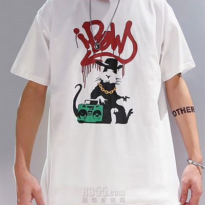 市场上装-T恤-微潮T恤