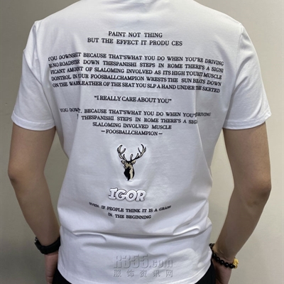 市场上装-T恤-休闲T恤