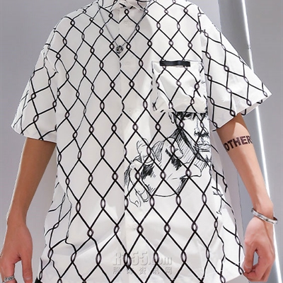 市场上装-衬衫-微潮衬衫