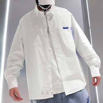 市场上装-衬衫-微潮衬衫
