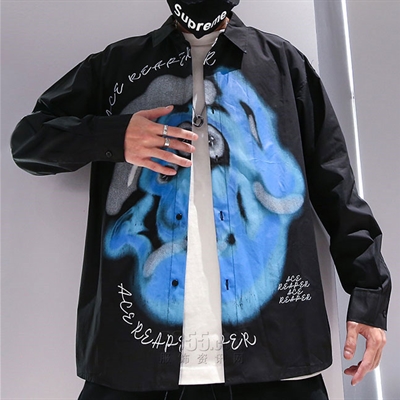 市场上装-衬衫-微潮衬衫