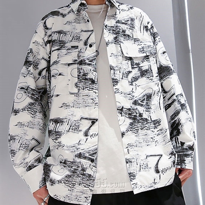 市场上装-衬衫-微潮衬衫