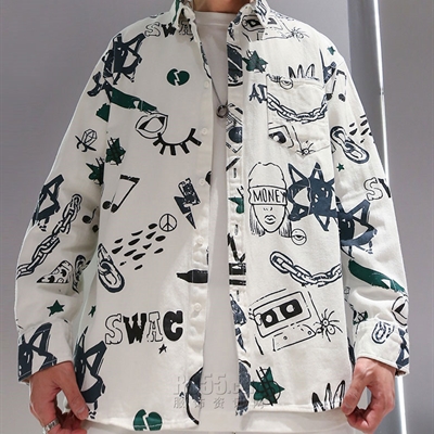 市场上装-衬衫-微潮衬衫