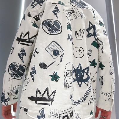 市场上装-衬衫-微潮衬衫