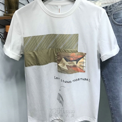 市场上装-T恤-休闲T恤【实拍】