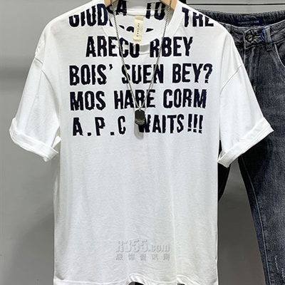 市场上装-T恤-休闲T恤【实拍】