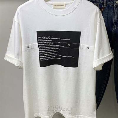 市场上装-T恤-休闲T恤【实拍】