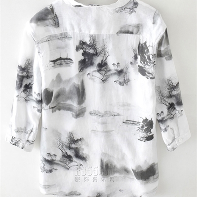 市场上装-衬衫-微潮衬衫