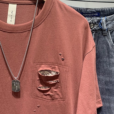 市场上装-T恤-休闲T恤【实拍】