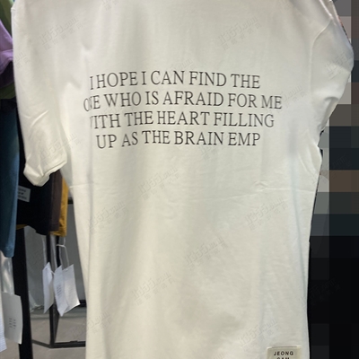 市场上装-T恤-休闲T恤【实拍】