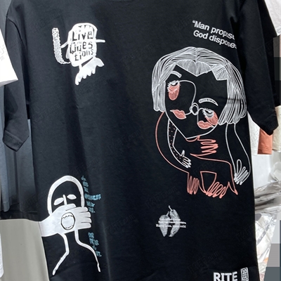 市场上装-T恤-微潮T恤【实拍】