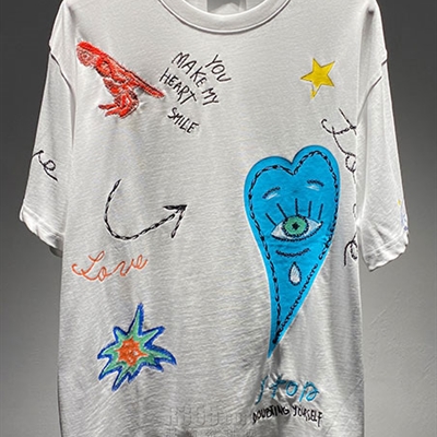 市场上装-T恤-微潮T恤【实拍】