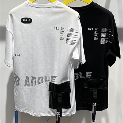 市场上装-T恤-工装T恤【实拍】
