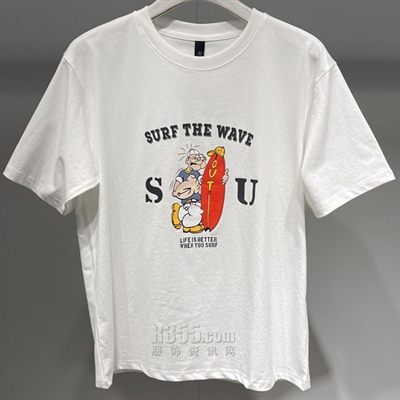 市场上装-T恤-休闲T恤【实拍】