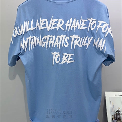 市场上装-T恤-休闲T恤【实拍】