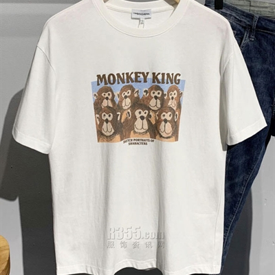 市场上装-T恤-休闲T恤【实拍】