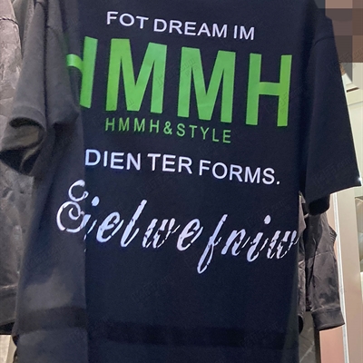 市场上装-T恤-微潮T恤【实拍】