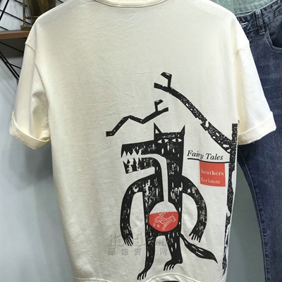 市场上装-T恤-休闲T恤【实拍】