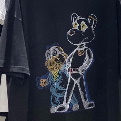 市场上装-T恤-微潮T恤【实拍】