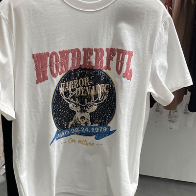 市场上装-T恤-休闲T恤【实拍】