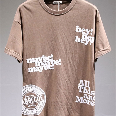 市场上装-T恤-休闲T恤【实拍】