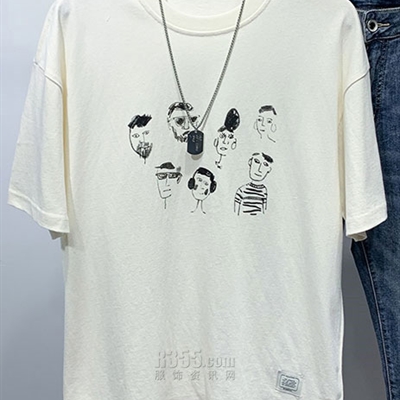 市场上装-T恤-休闲T恤【实拍】
