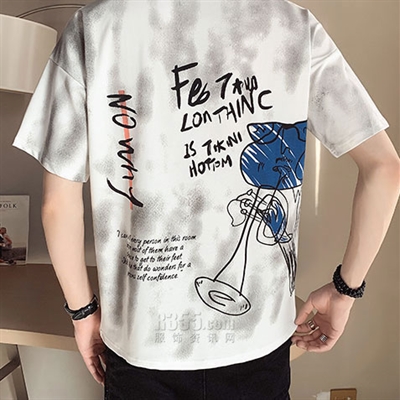 市场上装-T恤-微潮T恤