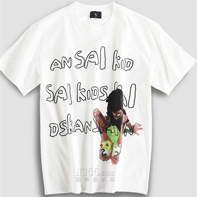 市场上装-T恤-微潮T恤