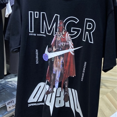 市场上装-T恤-微潮T恤【实拍】