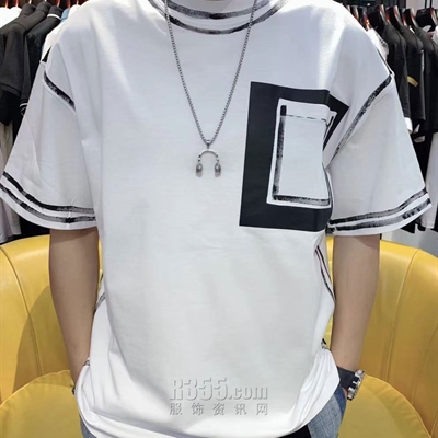 市场上装-T恤-微潮T恤
